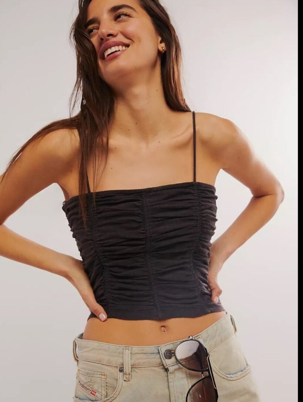 Free People Corset Tank Top Size Small Nwt